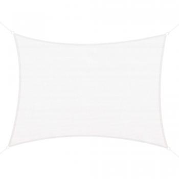 Outsunny Toldo Vela Rectángulo 4x6m Protección UV Poliéster Resistente para Patio Terraza Jardín