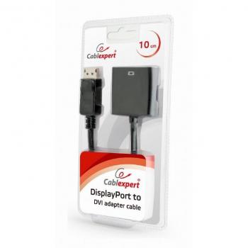 Adaptador DisplayPort a VGA Gembird AB-DPM-VGAF-02, 15 cm, Negro