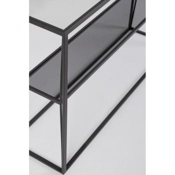 Consola de vidrio 120x32x75 moderna y elegante