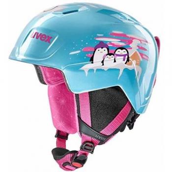 Casco de Esquí Infantil Uvex Manic Pingüino Menta 46-50 cm