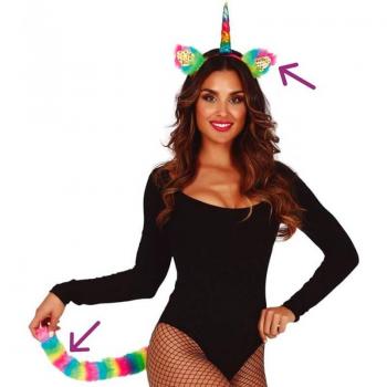 Kit de Unicornio Multicolor para mujer
