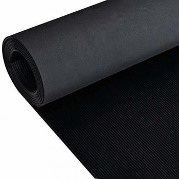vidaXL Rubber Floor Mat Anti-Slip 2 x 1 m Fine Ribbed