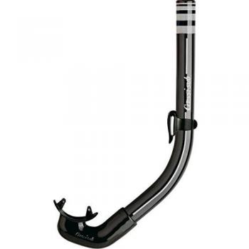 Cressi Schnorchel America Tubo de Snorkel, Unisex, Negro