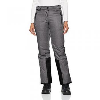 CMP Pantalones de esquí para Mujer, Color Negro, Talla 44