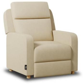 Sillón Relax Reclinable Nalui One Fabric Beige con Apertura Push Manual y Estructura Reforzada (77x87x95cm)