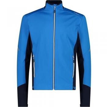 Chaqueta Softshell CMP Unlimitech Hybrid azul eléctrico ligera para hombre - S