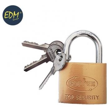 Candado de Seguridad 20mm con 3 Llaves - EDM