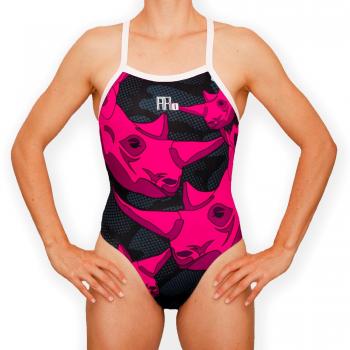 Mako - Traje de una pieza - para mujer multicolor Pink Black 0
