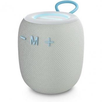 Altavoz Portátil Bluetooth Energy Sistem Sunrise, 18h Batería, IPX6, True Wireless, Plástico Reciclado y Luces LED