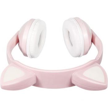 Auriculares Inalámbricos Bluetooth 5.0 Estéreo Orejas de Gato con Sonido de Música