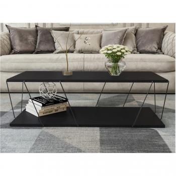 Mesa de Centro Delory - Gris Oscuro - 120 x 50 x 30 cm
