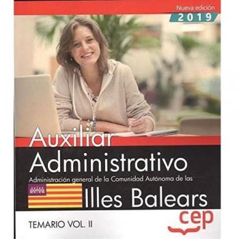 Auxiliar administrativo administracion general de la comunidad autonom