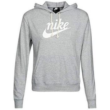 NIKE W NSW Gym VNTG Hoodie Hbr Sudadera, Mujer, dk Grey Heather/