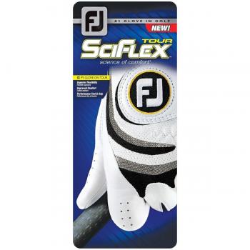 FootJoy SciFlex Tour guantes 2015, color blanco, tamaño mediano