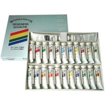 Windsor & Newton gouache graphics designer 24C set