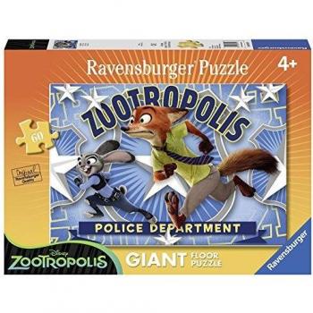 Puzzle Gigante de Suelo Ravensburger - Judy & Nick - 60 Piezas