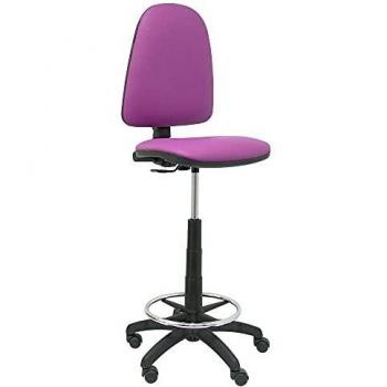 Taburete Ayna de Similpiel en Morado por Piqueras y Crespo, Talla Única