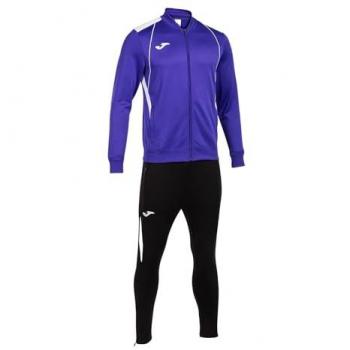 Chándal de fútbol Joma Championship VII morado blanco negro para hombre y niño