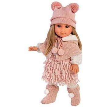 Llorens Elena LL53525 - Muñeca Elena con Pelo Rubio y Ojos Azules, Cuerpo Suave, 35 cm