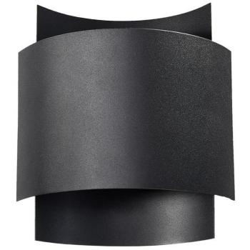 Aplique de Pared Impact Negro G9 LEDBOX 1 Bombilla Iluminación Interior LED 11cm
