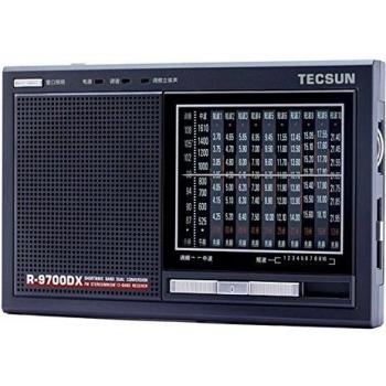 Tecsun R-9700DX FM Stereo/MW/SW 1-10 High Sensitivity Full Band Radio Receiver with Built-in Speaker Dual Conversation Receiver
