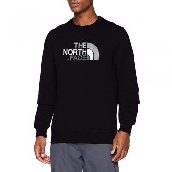 The North Face M Crew Jersey de Cuello Redondo Drew Peak, Hombre, TNF Negro, M
