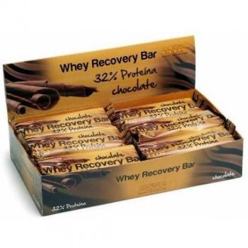Megaplus Barritas Whey Recovery Sabor Chocolate Ecológicas - Caja de 18 Unidades