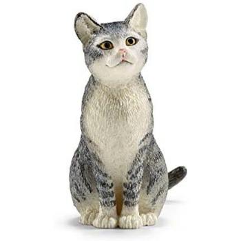 Schleich Farm World Sitting Cat Figurine (13771)