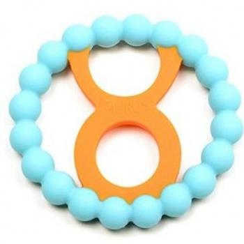 Chewbeads CW021432 - Mordedor zodíaco con diseño de Tauro, color turquesa