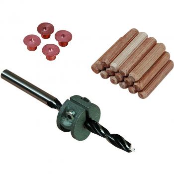 (L) juego de espigas (4 marcadores, broca para madera, tope de profundidad y espigas) PACK 1