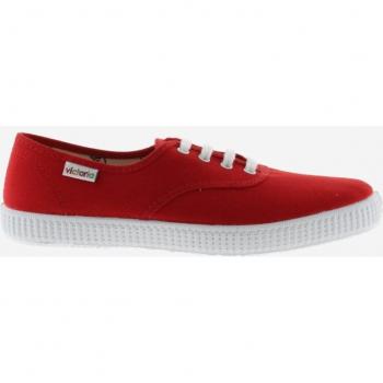 Victoria 1915 Zapatillas de lona unisex con cordones blancos
