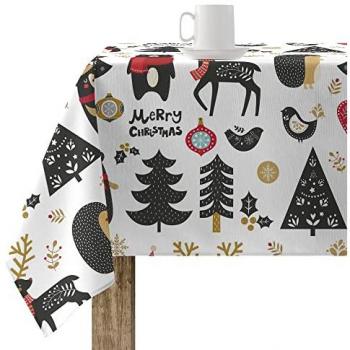 Mantel resinado antimanchas Merry Christmas Belum 250 x 140 cm