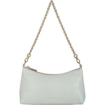 Coccinelle Aura Leather Minibag in Celadon Green, Grained Leather, Size: ONE SIZE, Female