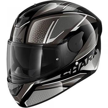 Casco Shark D-Skwal 2 Daven Negro/Antracita/Plata Gr. L 59/60