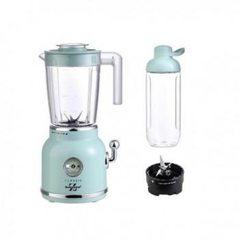 Batidora de Vaso SwissHome Q4106 Classic 2 en 1, 800ml, 250W, Azul