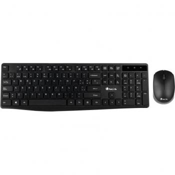 NGS Allure Kit - Teclado Multimedia QWERTY Portugués + Ratón Inalámbricos