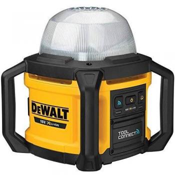 DEWALT DCL074-XJ DCL074-XJ-Luz LED de Área XR 18V 5.000 lúmenes TOOL CONNECT sin cargador/batería, 18 V, Negro Y Amarillo