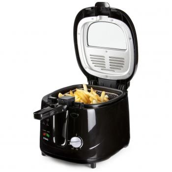 Freidora Domo DO-461FR - 1800 W, 2,5 l, color negro