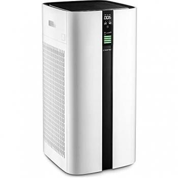 Purificador de Aire Trotec AirgoClean 350 E - Alto rendimiento, filtración HEPA, diseño compacto, capacidad de purificación para habitaciones grandes, bajo nivel de ruido, múltiples niveles de ventilación
