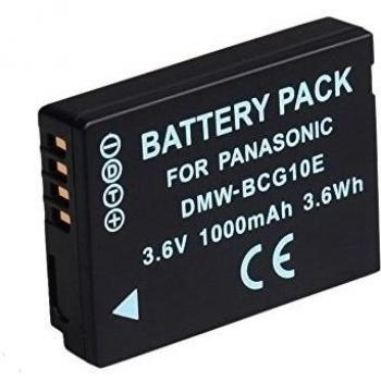 BPS Alta Capacidad DMW-BCG10E BCG-10PP Batteria para Panasonic Lumix DMC-TZ20 DMC-TZ6,DMC-TZ7,DMC-TZ30,DMC-TZ31,DMC-TZ / ZR / ZS / ZX Cámara digital,Compatible con el cargador de batería Panasonic Lumix DE-A66 DE-A66A