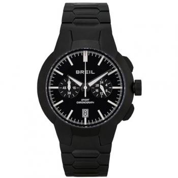 Reloj Cronógrafo Breil Hombre New One Sport Mono-Color Negro con Pulsera de Acero TW1869