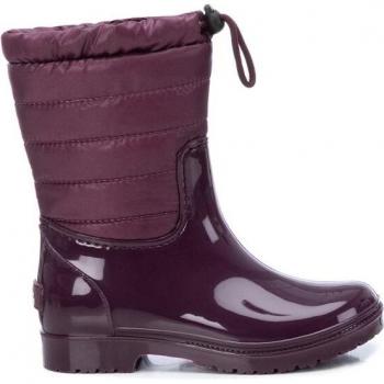 Botas de agua de niña en burdeos con cordón - Xti Kids