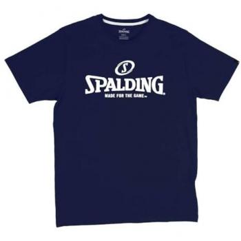 Camiseta de manga corta Spalding Essential Logo con diseño clásico, tejido suave y transpirable, logotipo destacado en el pecho, corte regular y disponible en varias tallas