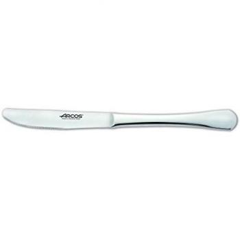 Arcos Serie Madrid, Cuchillo de postre, Monoblock de una pieza en Acero Inoxidable 100 mm, Color Plata