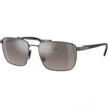 Ray-Ban RB3715M Asian Fit Polarized F0845J Men's Sunglasses Gunmetal Size 58