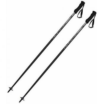 fischer Unlimited Palos de esquí, Unisex Adulto, Negro, 110 cm