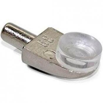 Lote de 50 Soportes para estante de cristal 138 Emuca D. 5 mm