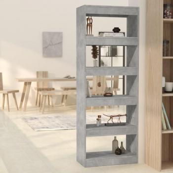 Estantería divisoria de madera de ingeniería 60x30x166 cm en colores Blanco, Negro y Roble Sonoma, mueble de almacenaje para oficina, estudio, sala de estar y dormitorio; también disponible en aglomerado gris horm