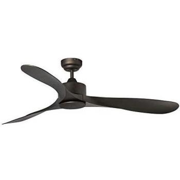 Faro Barcelona 33751 - LUZON Ventilador para techo, 3 palas, color marron, acero y palas ABS