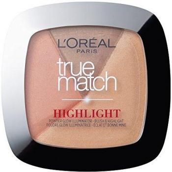 Iluminador brillante en polvo de L'Oreal Comestics Paris True Match, 102D/102W, Golden Glow
